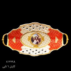 لمونژ قرمز میوه خوری پایه دار سایز کوچک 